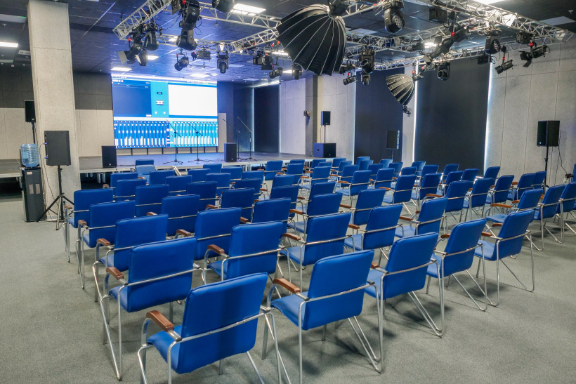 Многофункциональный зал, где пройдет диктант. Фото: Департамент культуры города Москвы