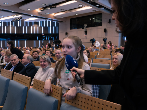 Географический диктант на Центральной очной площадке в 2024 году. Фото: пресс-служба РГО